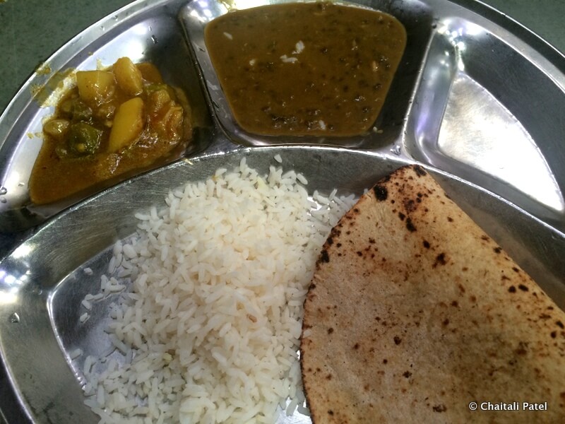 The simple, delicious and nourishing meal that we were served!